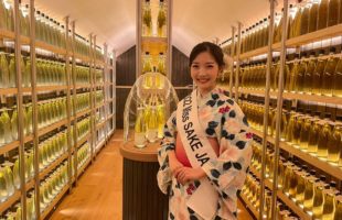 Dojima Sake Breweryへ、2022 Miss SAKEが訪問