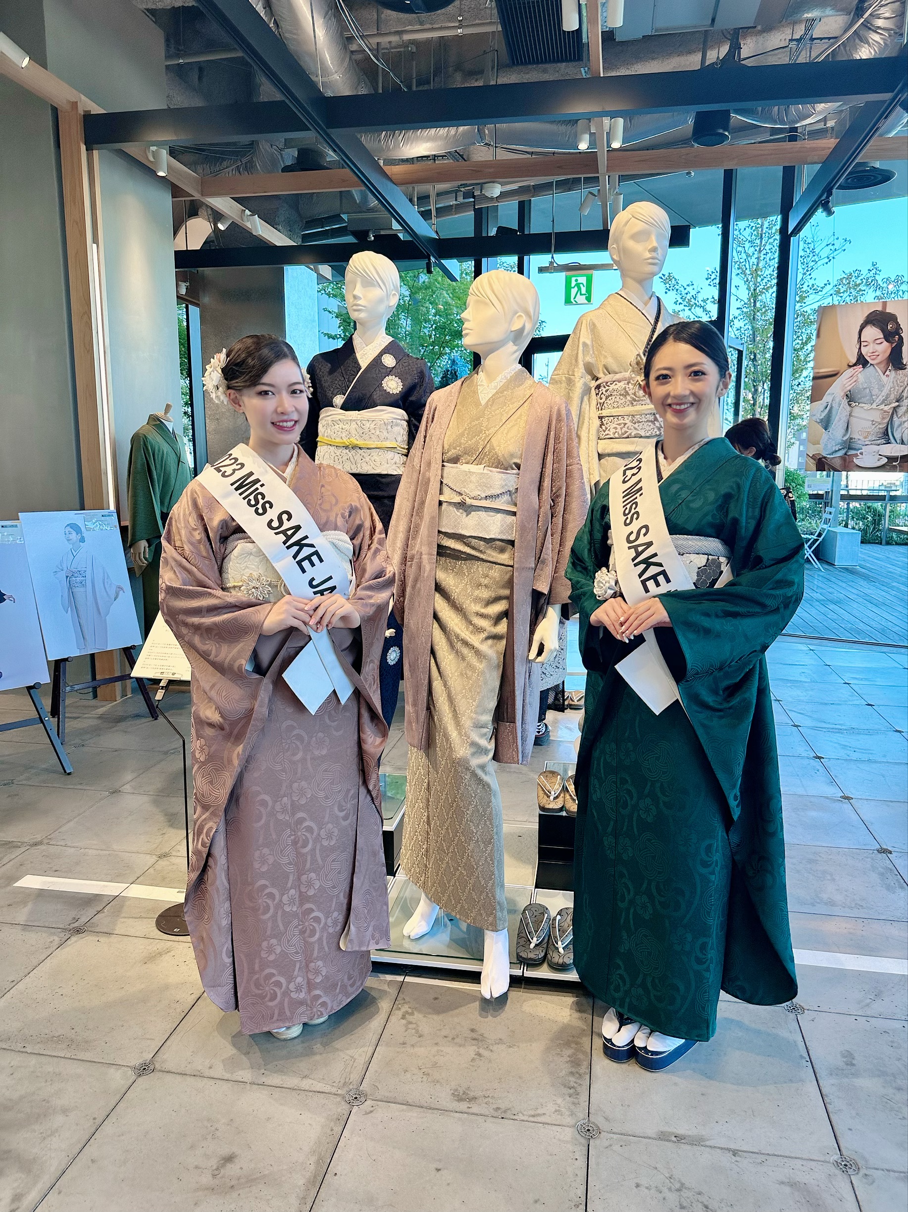 三松様の『原宿キモノマルシェ』にMiss SAKE 4名が参加いたしました 