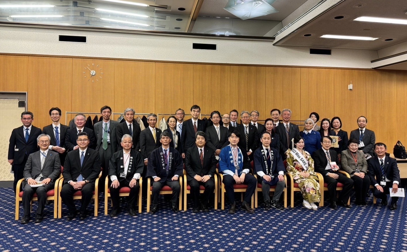 令和5年度中南米大使会議における蔵元交流会に2023 Miss SAKE Japan